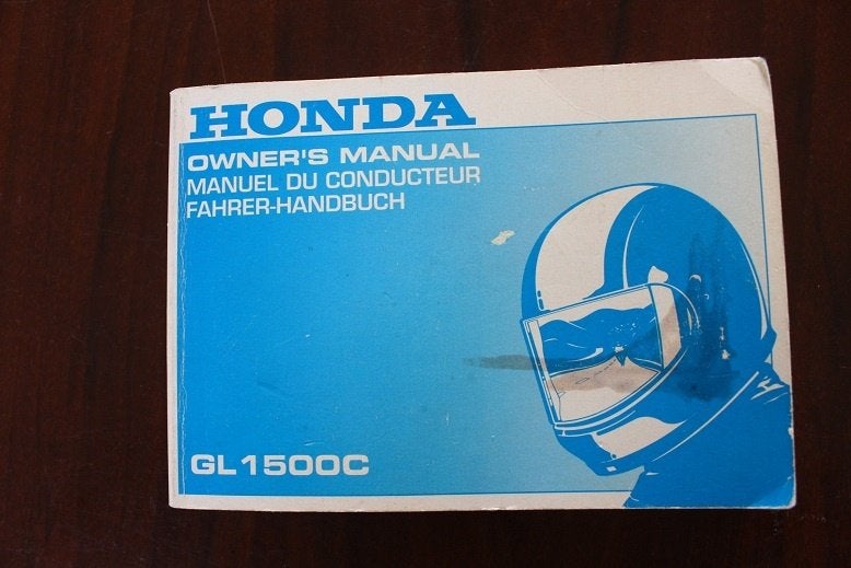 Honda GL1500C 1997 motorcycle owner's manual Goldwing, Motoren, Handleidingen en Instructieboekjes, Ophalen of Verzenden, Honda