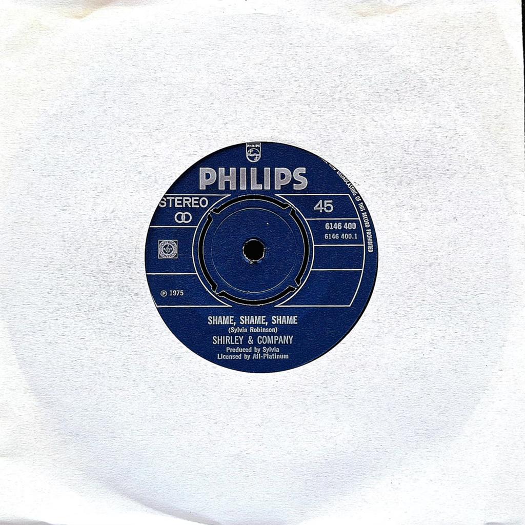 7"/SINGLE  SHIRLEY & COMPANY - Shame, Shame, Shame, Ophalen of Verzenden, Gebruikt, Pop
