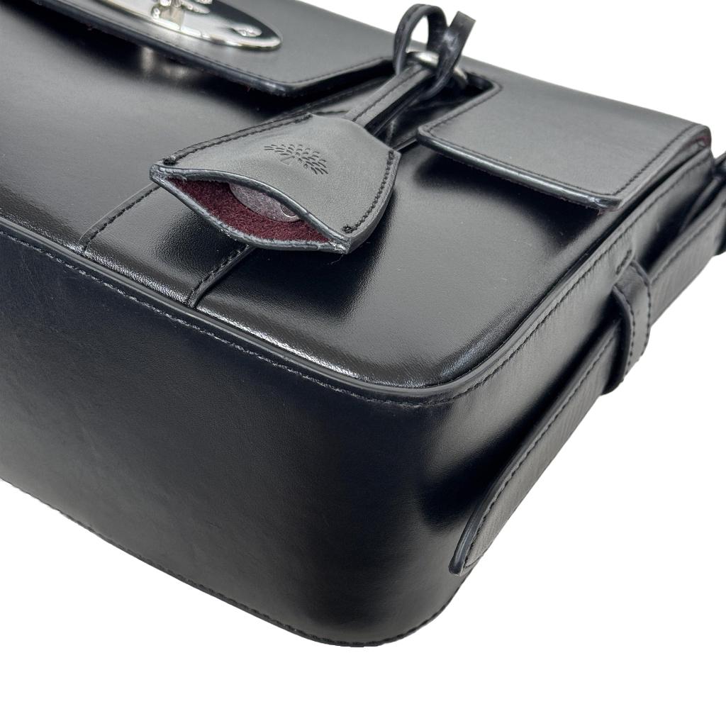 Mulberry east west bayswater zwart kalfsleer schoudertas sac image 9