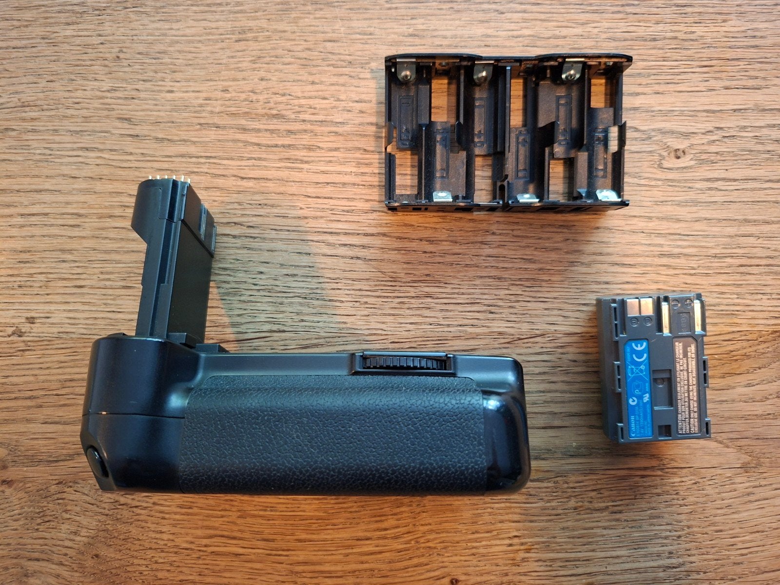 Phottix BG-5D batterijgreep voor canon 5d + accu, Gebruikt, Canon, Overige merken, Batterygrip