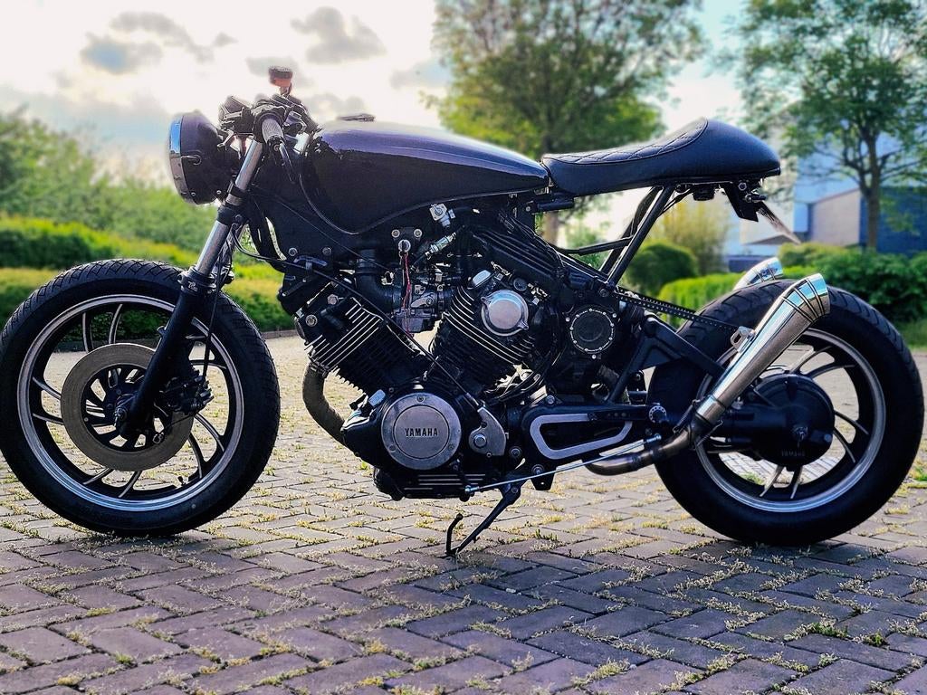 Yamaha XV750  Custom Bobber Cafe Racer – Veel vernieuwd, 750 cc, 2 cilinders, Nieuw, Particulier