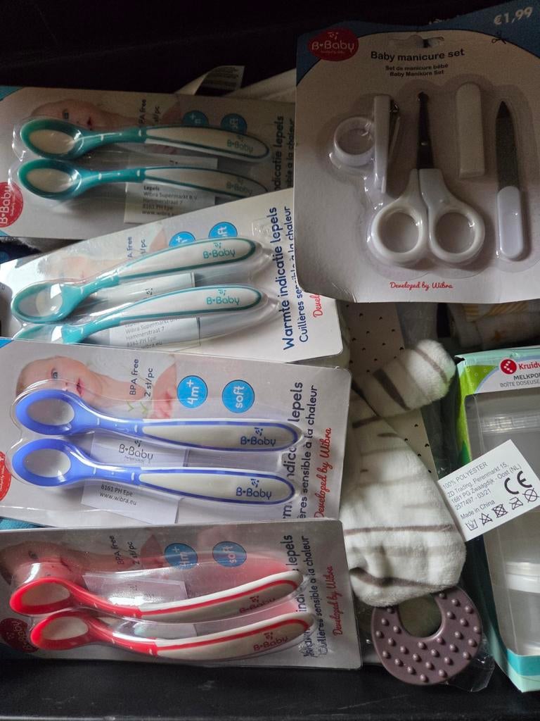 Babyspullen, Ophalen, Nieuw, Verschillende merken