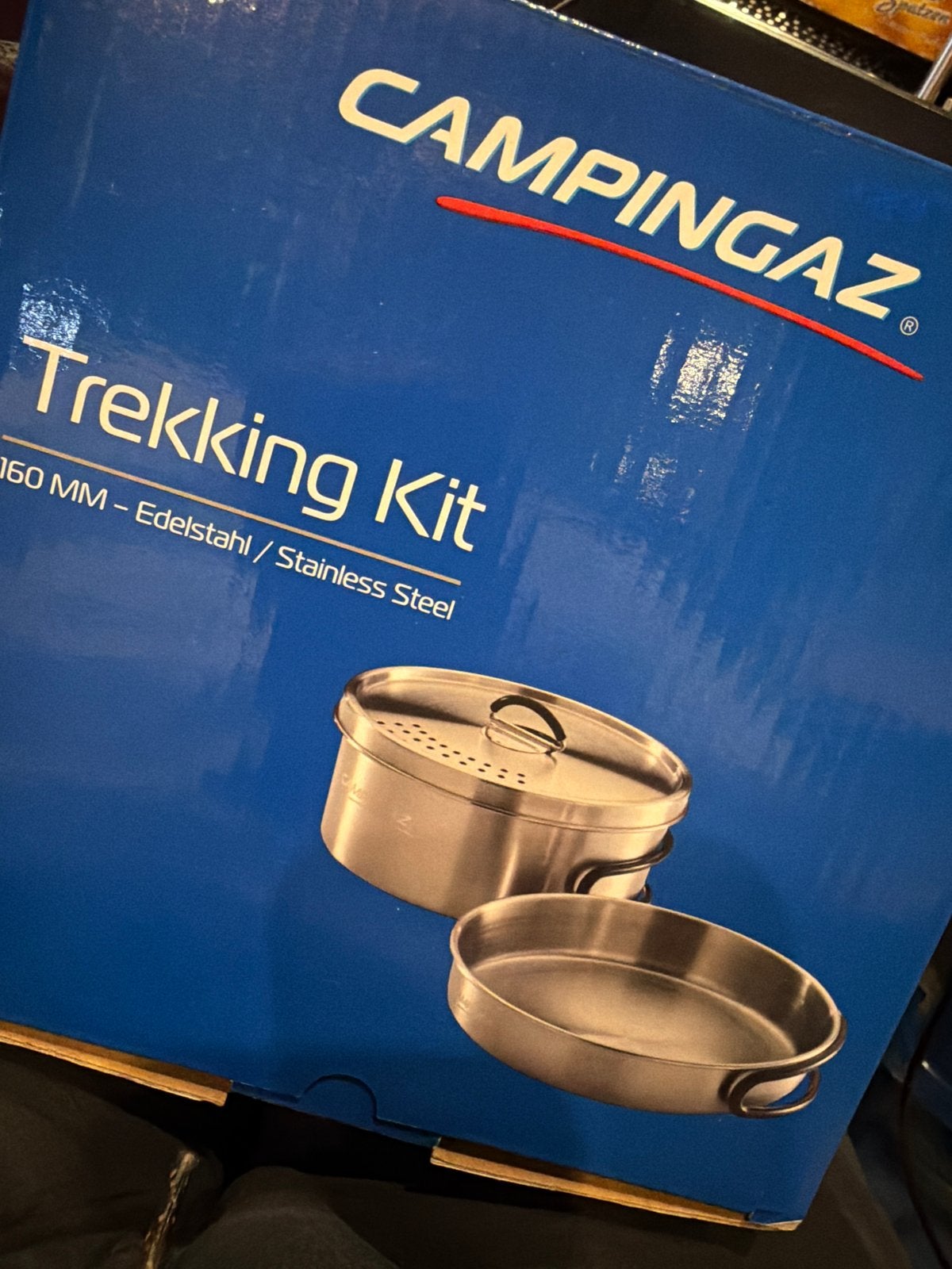 Campingaz Trekking Kit - RVS kookset voor kampeerders, Ophalen of Verzenden, Nieuw