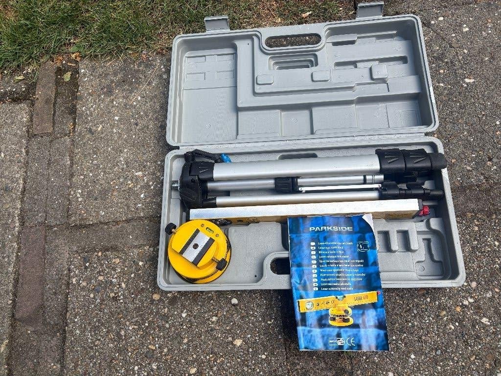 Laserwaterpas parkside, Doe-het-zelf en Verbouw, Meetapparatuur, Ophalen, Zo goed als nieuw, Overige meters