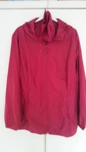Zomer jasje bordeaux kleur mt 48 nieuw handig opbergtasje, Ophalen of Verzenden, Nieuw, Maat 46/48 (XL) of groter, Rood
