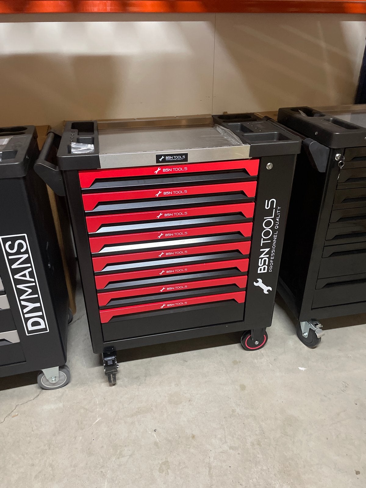 BSN Tools Gereedschapswagen met 8 Gevulde Laden, Ophalen, Nieuw, Gereedschapsopslag, Overige merken