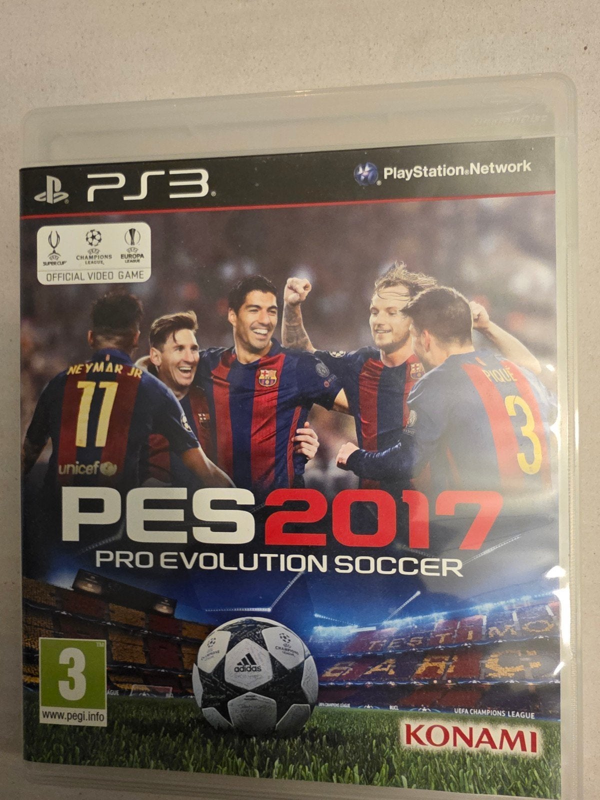 PES 2017 Pro Evolution Soccer PS3 - Voetbalgame, Online, Ophalen of Verzenden, Zo goed als nieuw, Sport