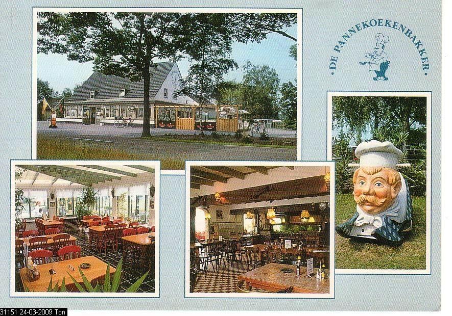 Ansichtkaart	Spoordonk-Oirschot	De Pannekoekenbakker	4-luik, Verzenden, 1980 tot heden, Ongelopen, Noord-Brabant