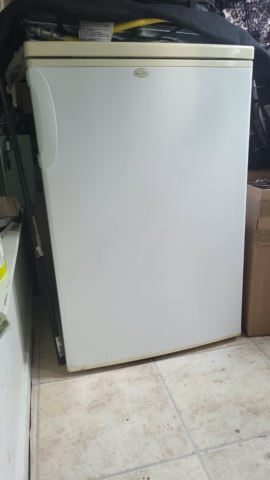 tafelmodel koelkast met aparte vriezer, 100 tot 150 liter, Ophalen, Gebruikt, Met vriesvak
