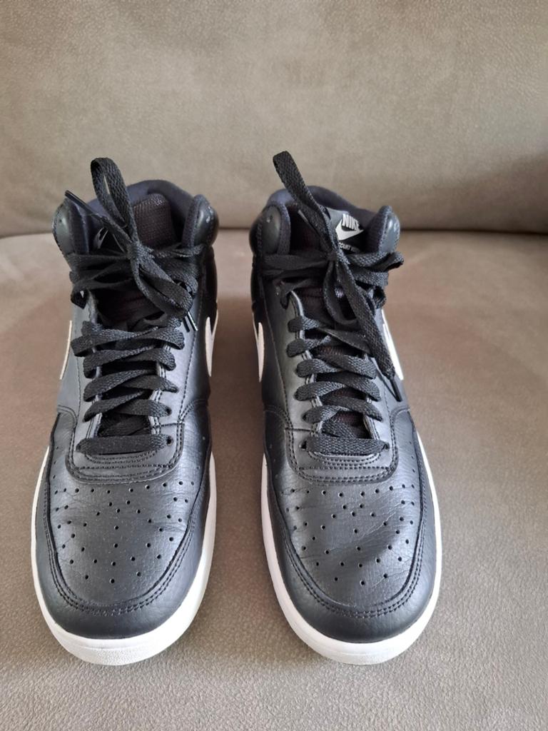 Nike Court Vision Mid Sneakers Zwart, Zwart, Nike, Ophalen of Verzenden, Sneakers of Gympen
