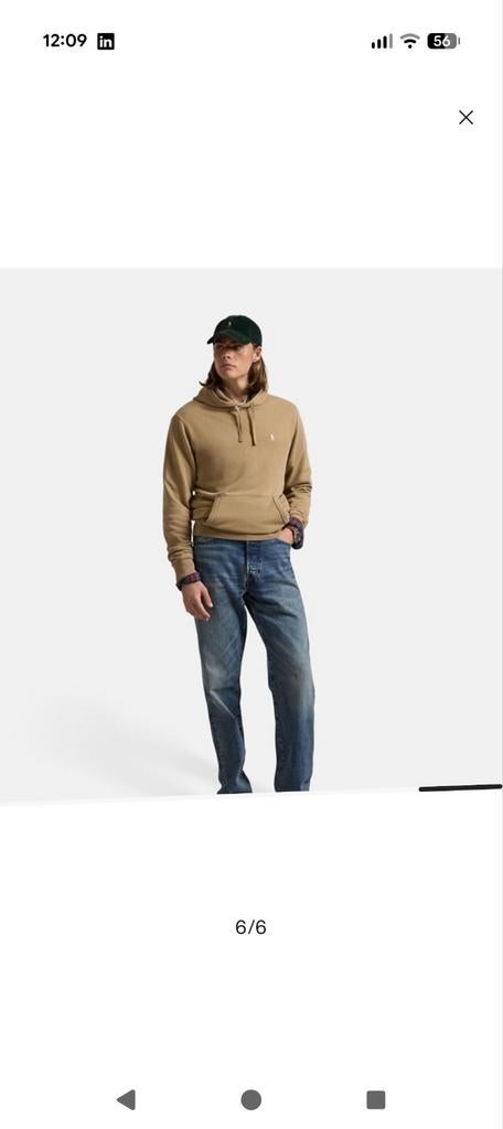 Polo Ralph Lauren capuchonsweater maat S - Zo goed als nieuw, Kleding | Heren, Truien en Vesten, Ophalen of Verzenden, Zo goed als nieuw