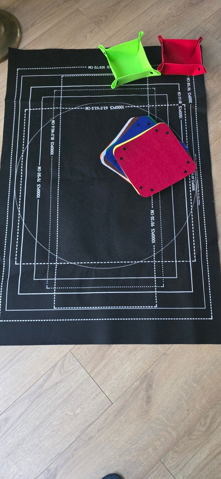 Puzzelmat met sorteerbakjes voor legpuzzels, Ophalen of Verzenden, Meer dan 1500 stukjes, Zo goed als nieuw, Legpuzzel