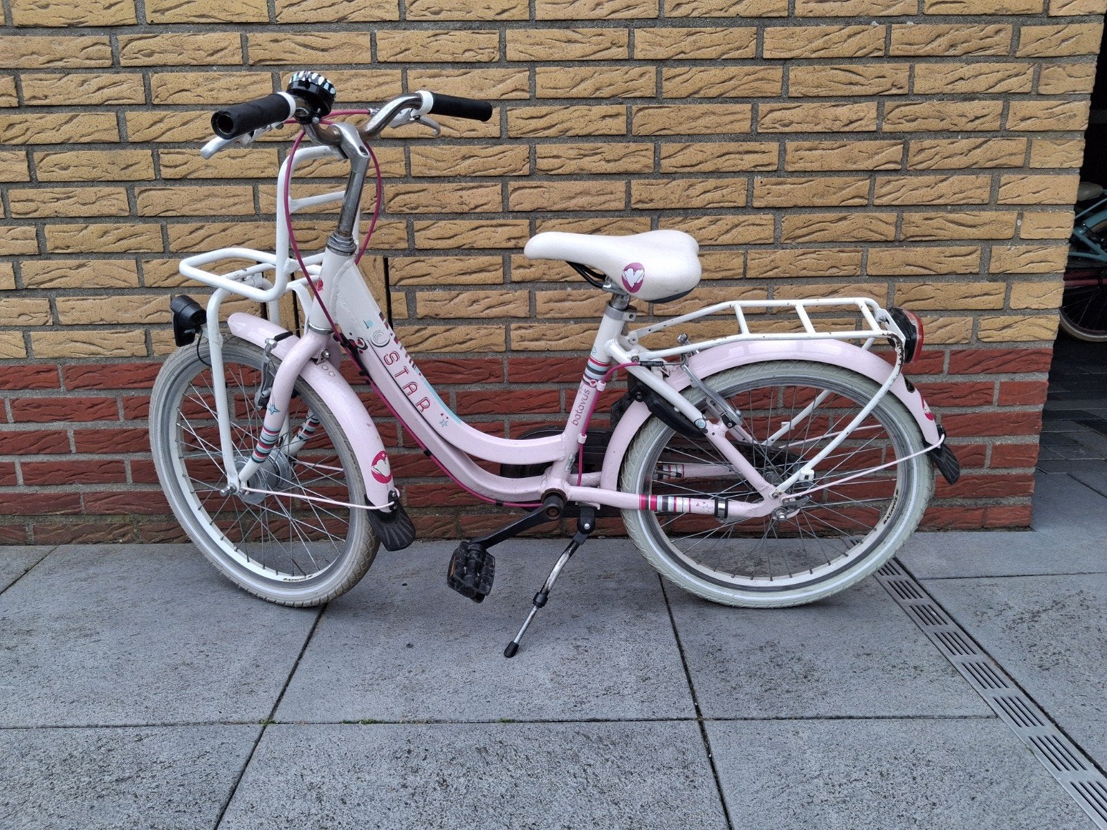 Batavus Star, meisjesfiets, kinderfiets, 20 inch, Fietsen en Brommers, Ophalen, Gebruikt, 20 inch