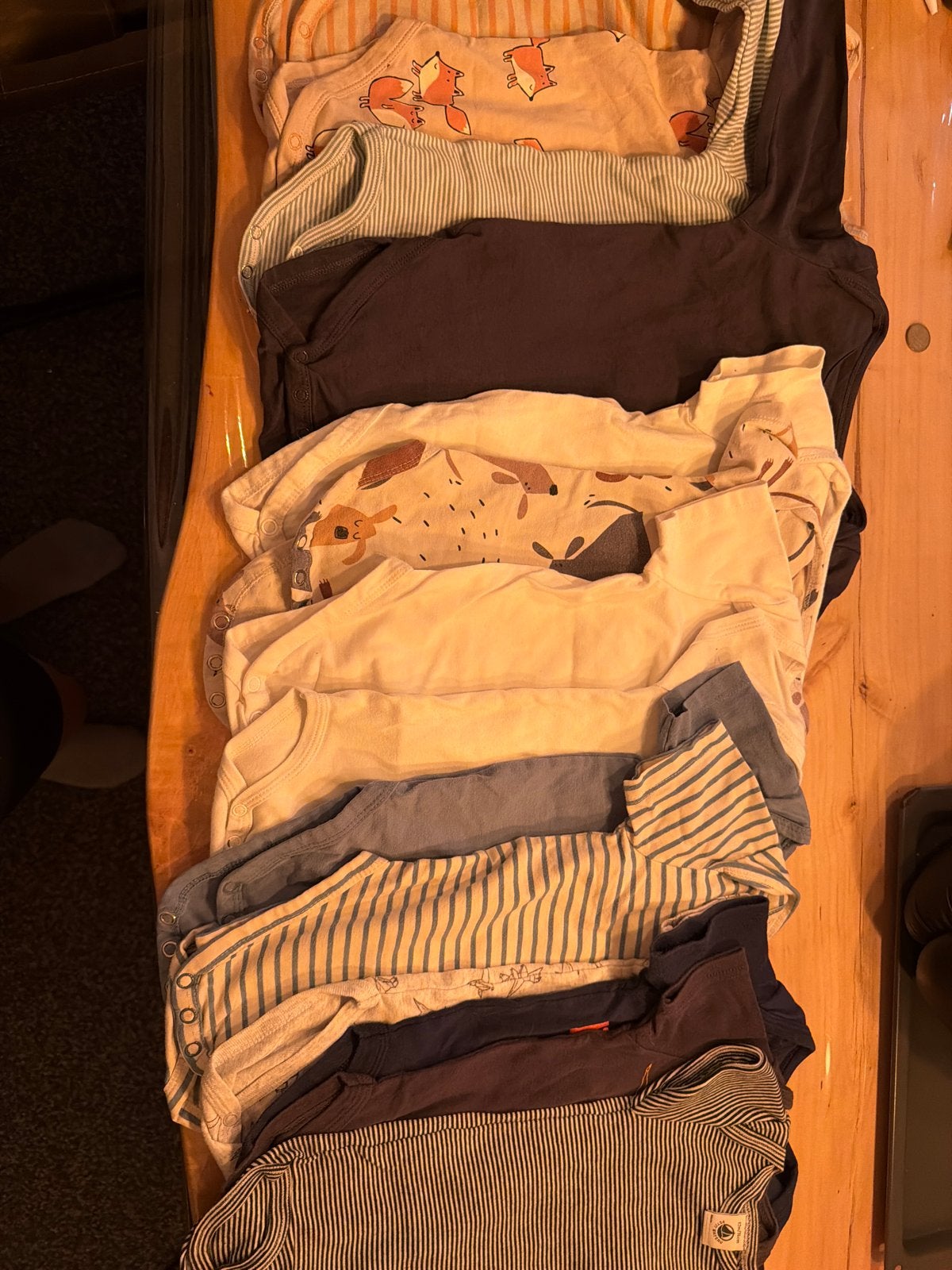 14 rompertjes maat 74/80, Kinderen en Baby's, Ophalen, Gebruikt, Jongetje