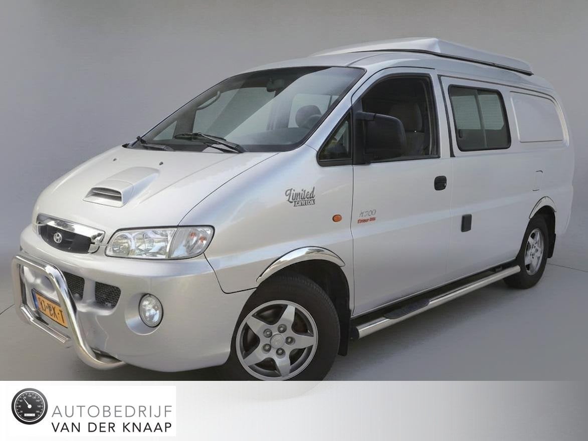 Hyundai H 200 2.5 CRDI Camper | Airco | Elek. ramen |, Auto's, Hyundai, Gebruikt, Overige modellen, Origineel Nederlands, 6 stoelen