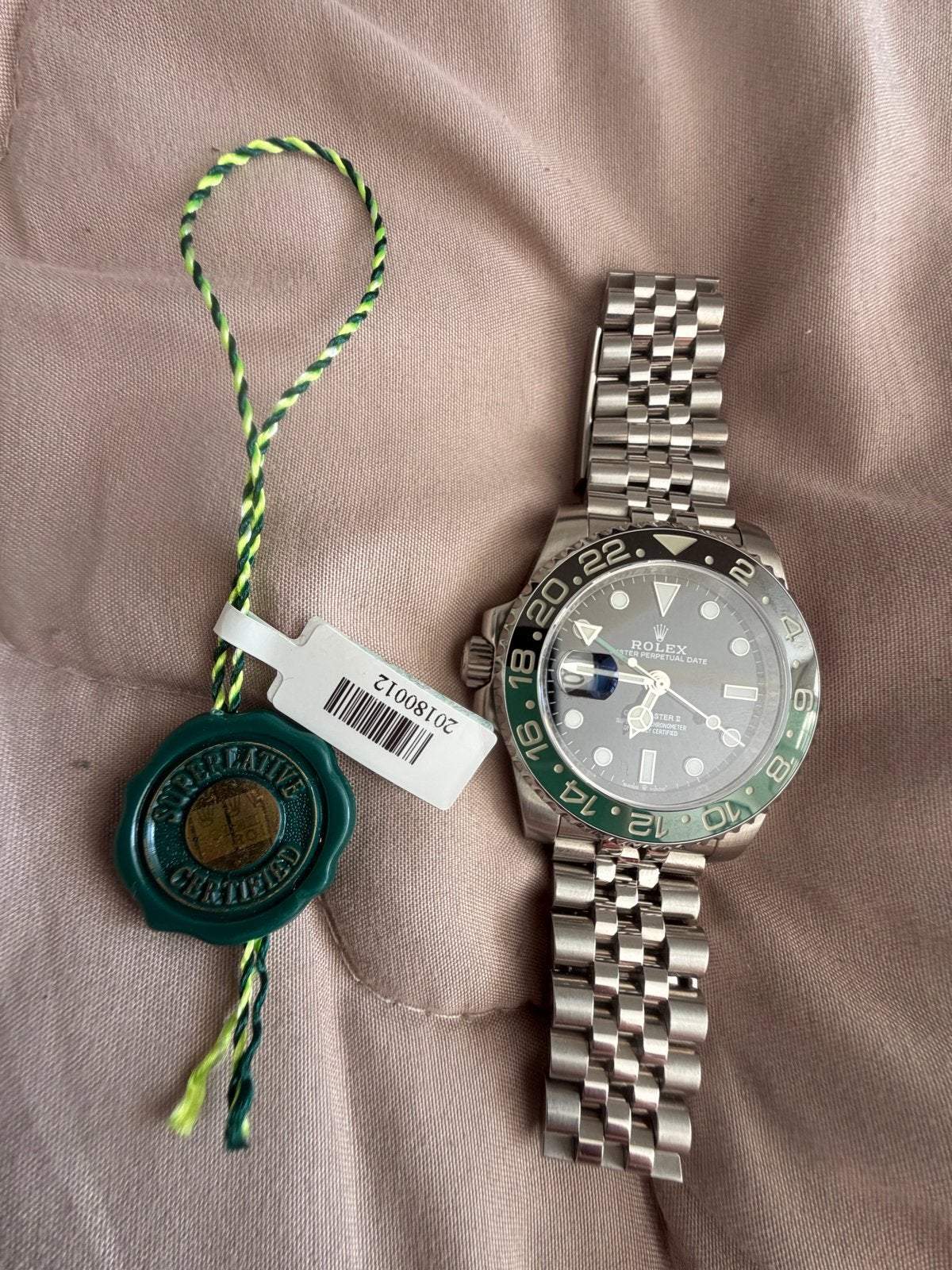 Rolex GMT-Master II 'Sprite' - Zo goed als nieuw, Sieraden, Tassen en Uiterlijk, Horloges | Antiek, Overige merken, Staal, Met bandje