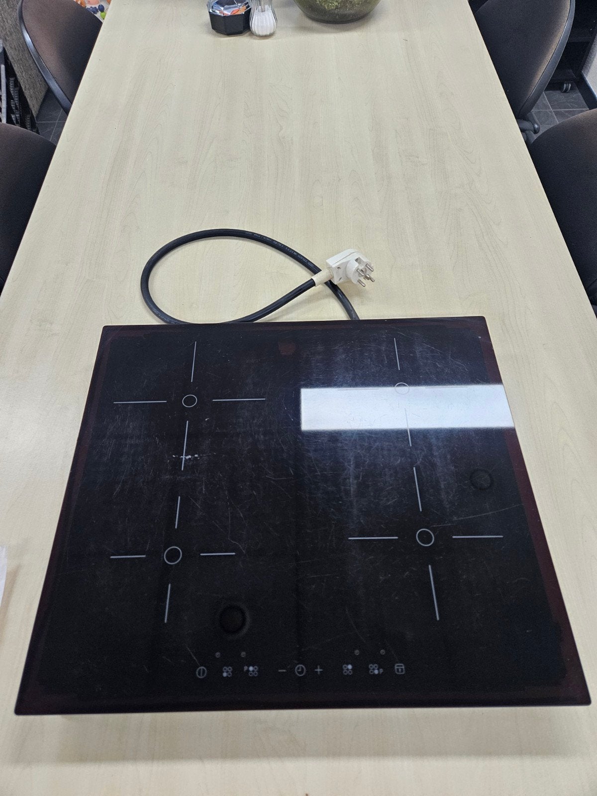 Ikea HAH-7000BB Inductiekookplaat 58x50 cm, Witgoed en Apparatuur, Kookplaten, Ophalen, Gebruikt, 4 kookzones, Inbouw