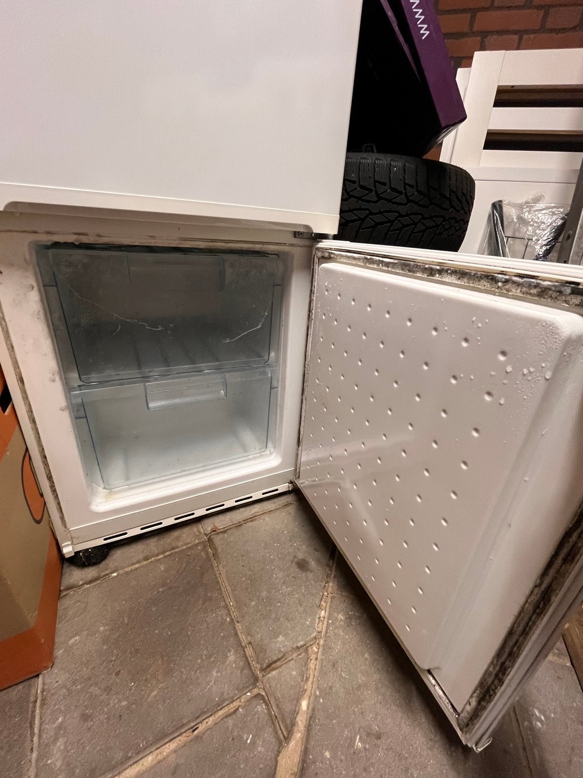 Bosch koel-vriescombinatie - Ruim en functioneel, Ophalen, Gebruikt, 200 liter of meer, 60 cm of meer