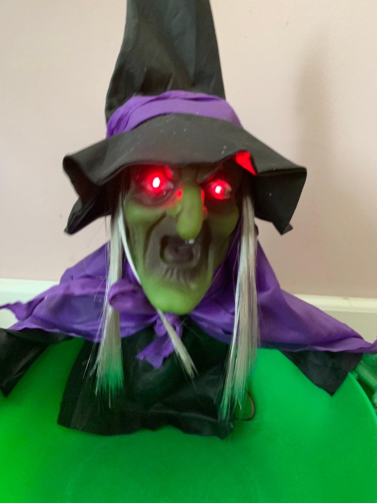 Halloween heks snoepschaal (interactief), Ophalen of Verzenden, Zo goed als nieuw, Overige typen