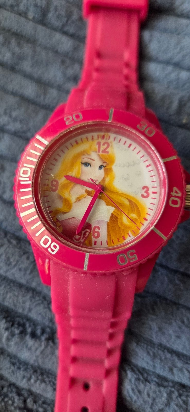Doornroosje horloge, Sieraden, Tassen en Uiterlijk, Horloges | Kinderen, Ophalen of Verzenden, Zo goed als nieuw, Roze, Jongen of Meisje