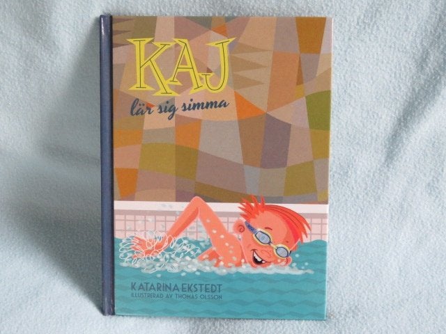 Zweeds kinderboek: Kaj lär sig simma - Katarina Ekstedt, Ophalen of Verzenden, Zo goed als nieuw, Katarina Ekstedt, Fictie algemeen