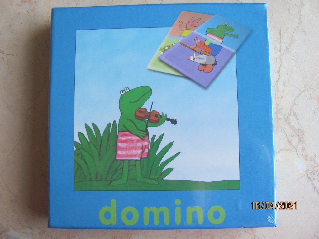 NIEUW groot DOMINO leg spel KIKKER & Vriendjes Velthuijs, Kinderen en Baby's, Ophalen of Verzenden, Nieuw, Taal en Lezen