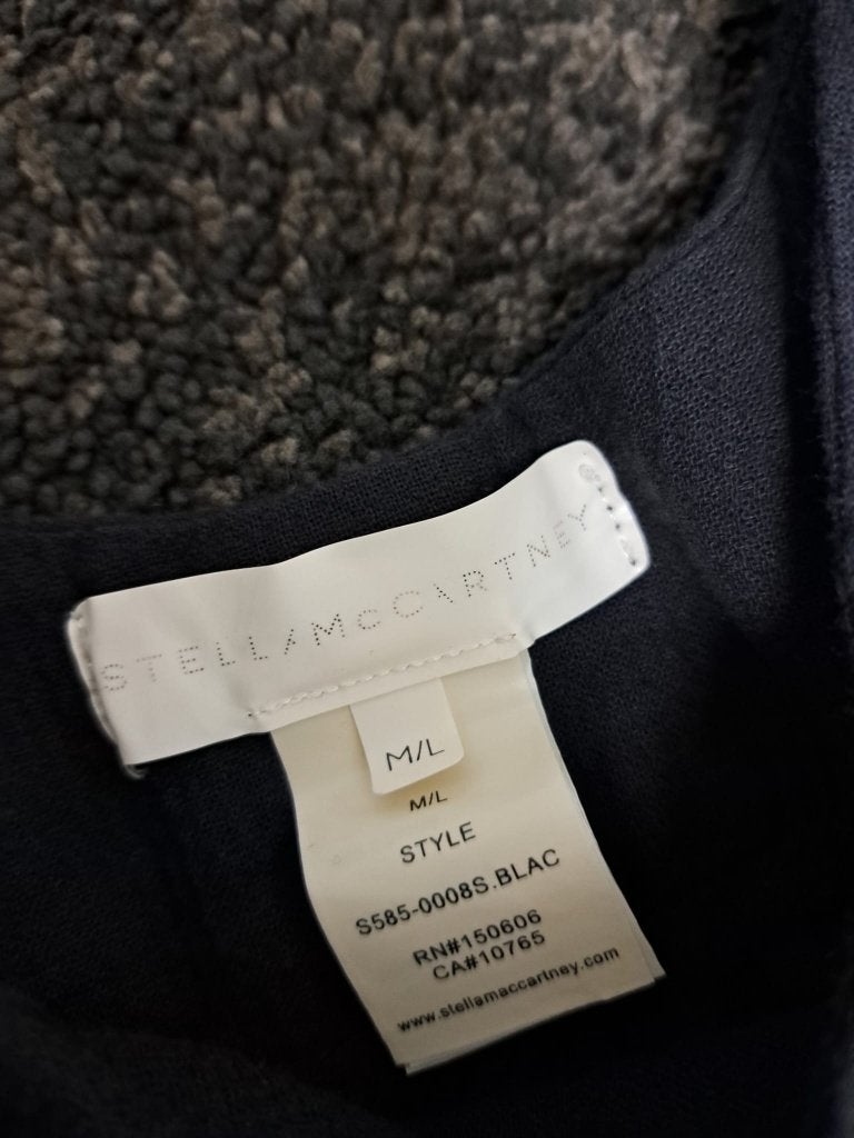 Stella McCartney Zwart Jurk, Ophalen, Zo goed als nieuw, Zwart, Onder de knie