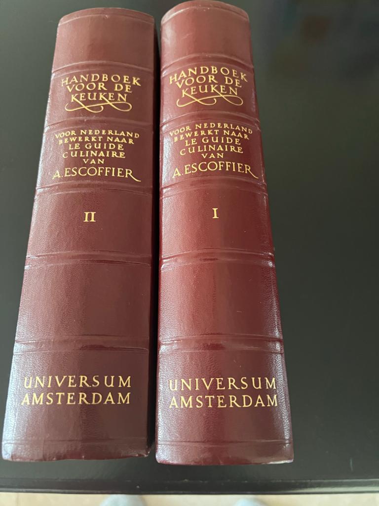 Handboek voor de Keuken - A. Escoffier (2 delen), Ophalen, Zo goed als nieuw, Europa, Voorgerechten en Soepen