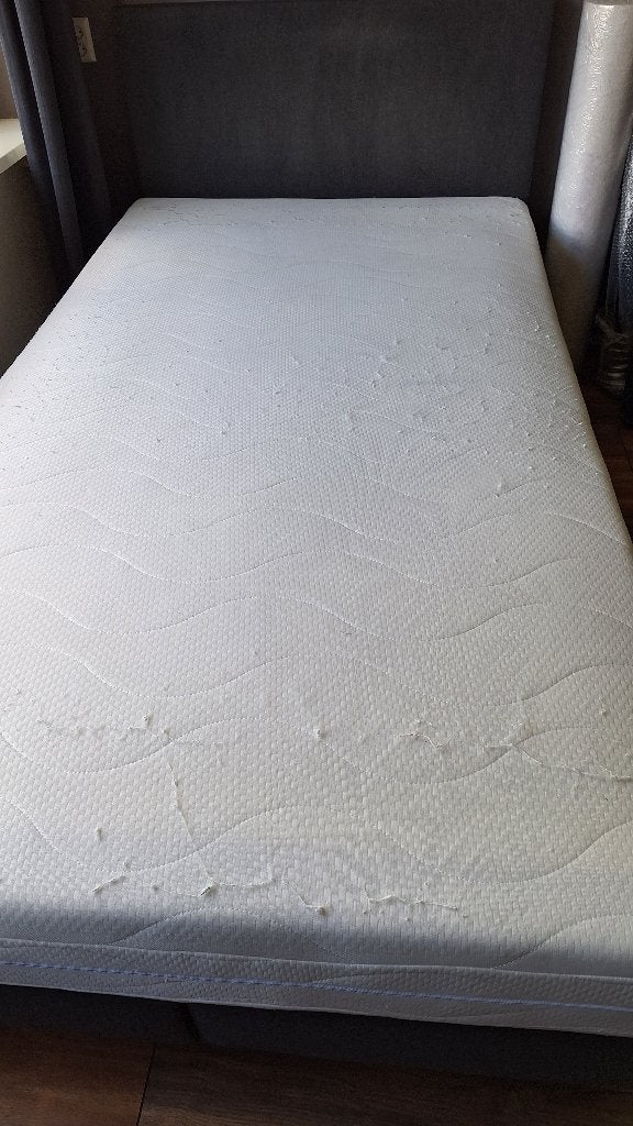 Te koop bed 120x220, Huis en Inrichting, Slaapkamer | Bedden, Ophalen, Eenpersoons, Zo goed als nieuw, 120 cm