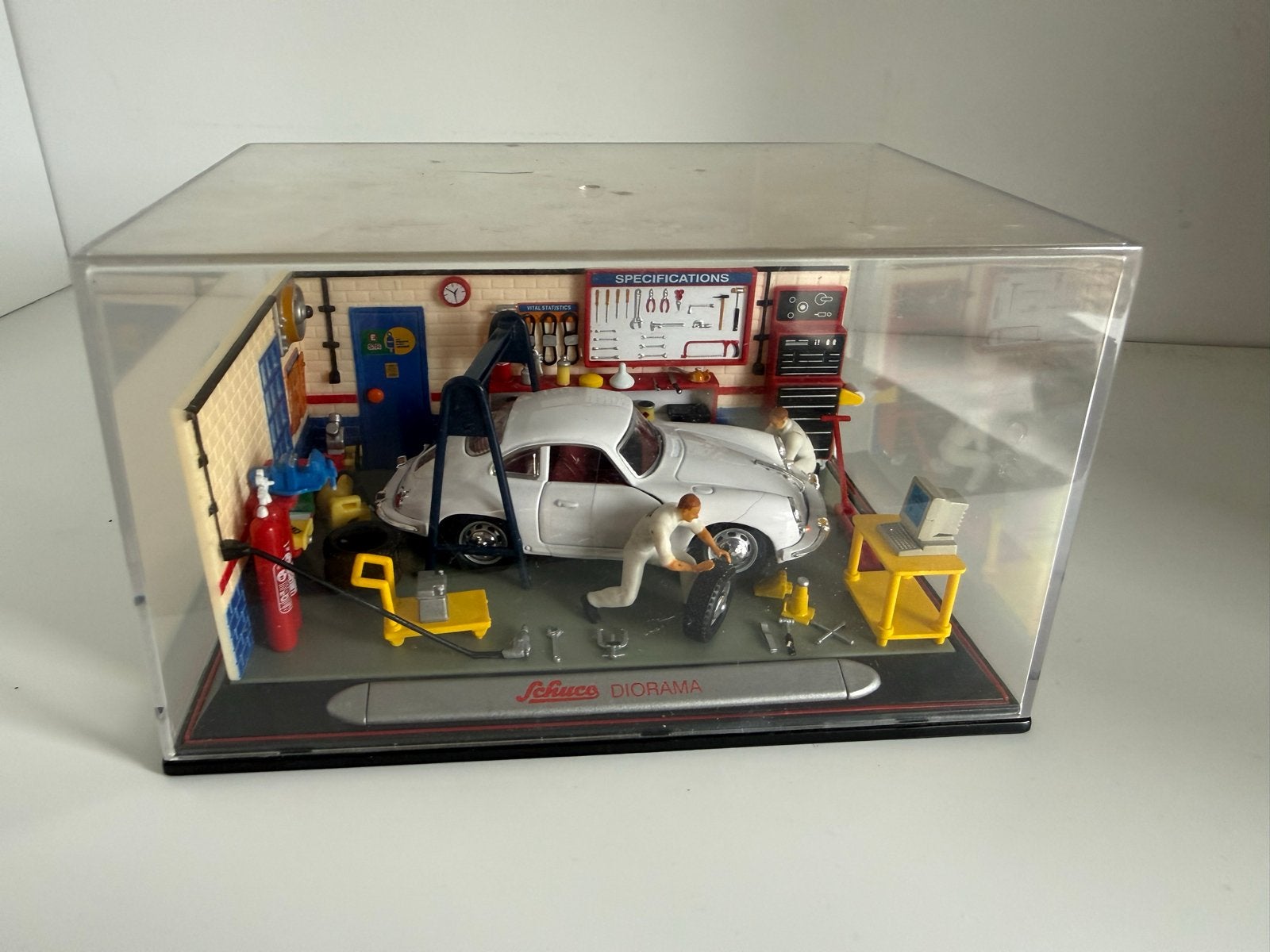 Schuco Diorama Porsche Garage - Zo goed als nieuw, Ophalen of Verzenden, Zo goed als nieuw, Overige typen