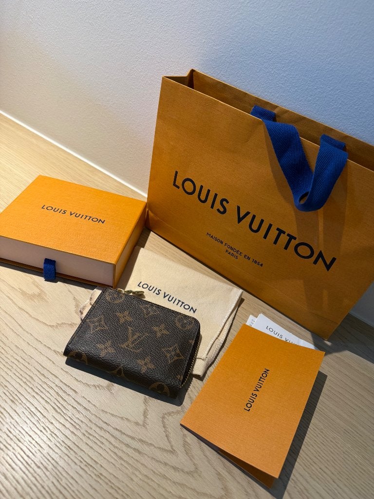 Louis Vuitton portemonnee, Bruin, Nieuw, Leer, Ophalen