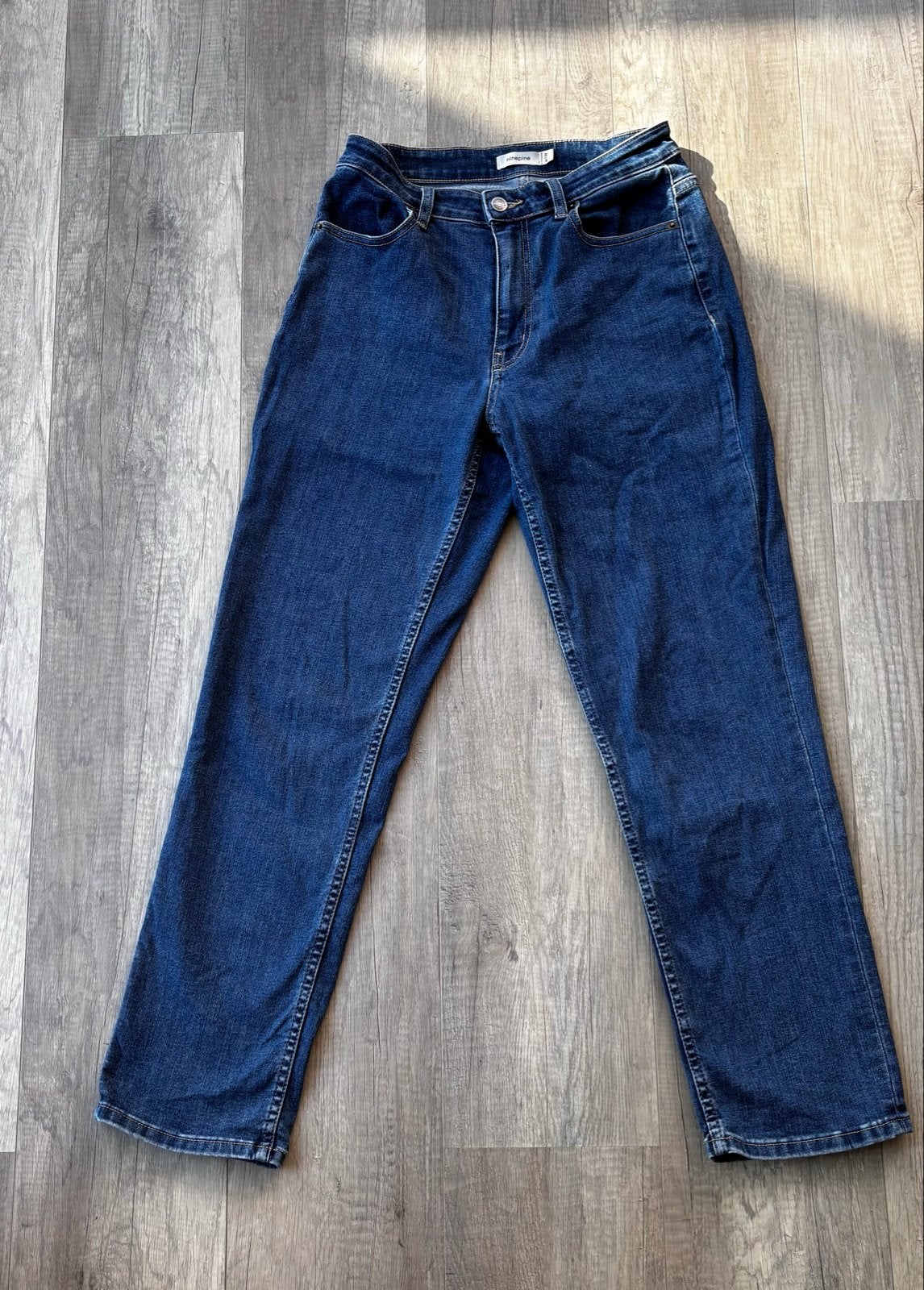 Ninepine relaxed fit jeans - Maat M/30, Verzenden, Zo goed als nieuw, Blauw, W30 - W32 (confectie 38/40)