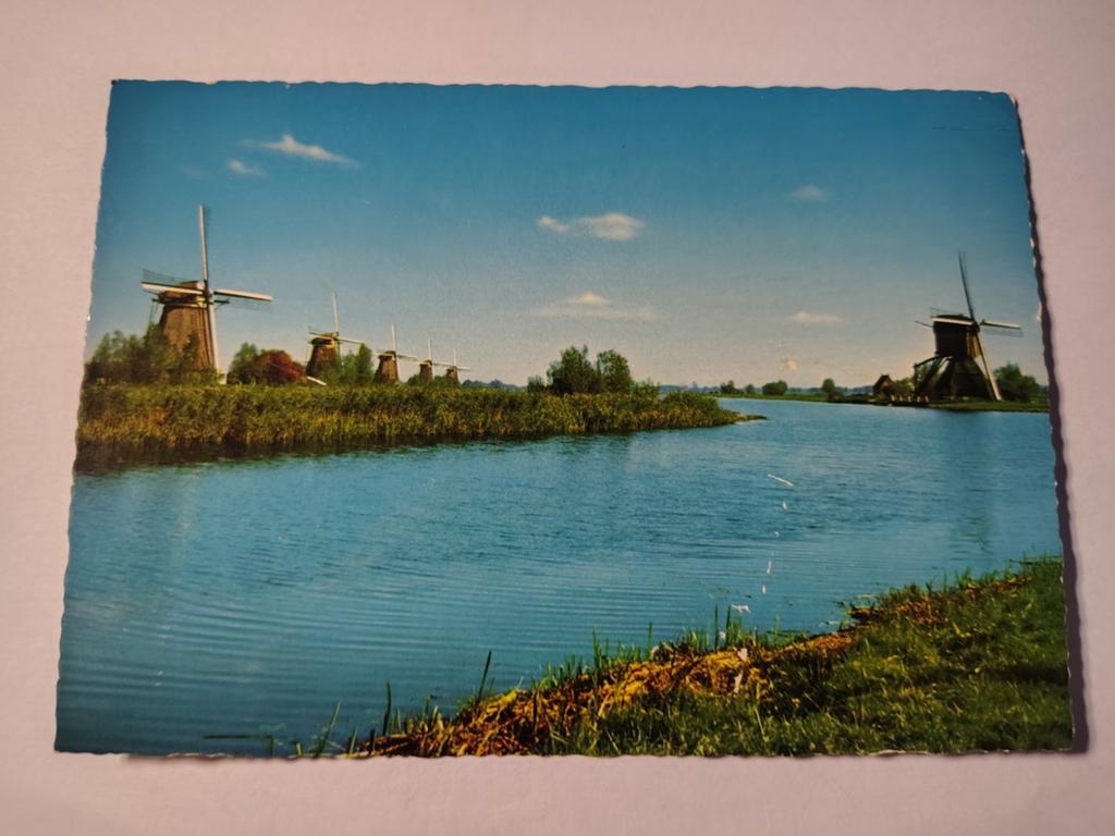 Kinderdijk, Verzamelen, Ansichtkaarten | Nederland, Ophalen of Verzenden, 1940 tot 1960, Gelderland
