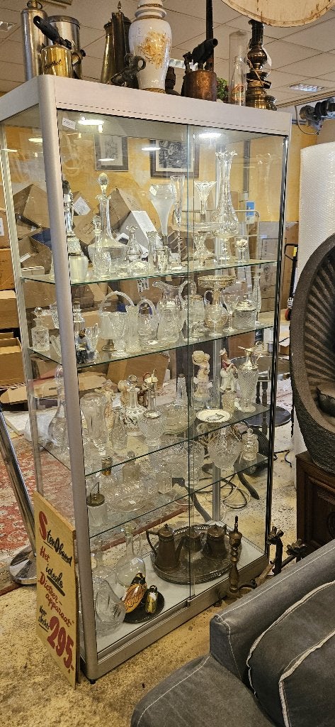 Vitrinekast met plafondverlichting, Zakelijke goederen, Kantoor en Winkelinrichting | Winkel en Inventaris, Ophalen