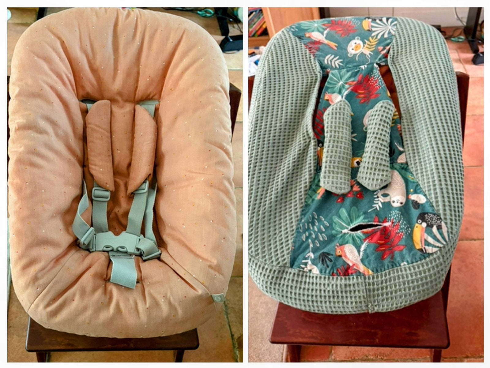 Stokke Tripp Trapp Newborn zitje, Ophalen, Zo goed als nieuw, Meegroeistoel, Gordel(s)