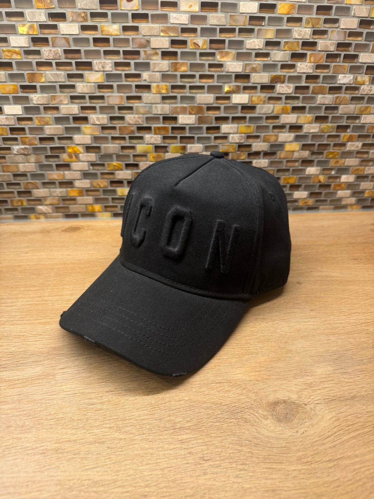 Dsquared2 Icon Pet Zwart, Ophalen of Verzenden, Zo goed als nieuw, One size fits all, Pet