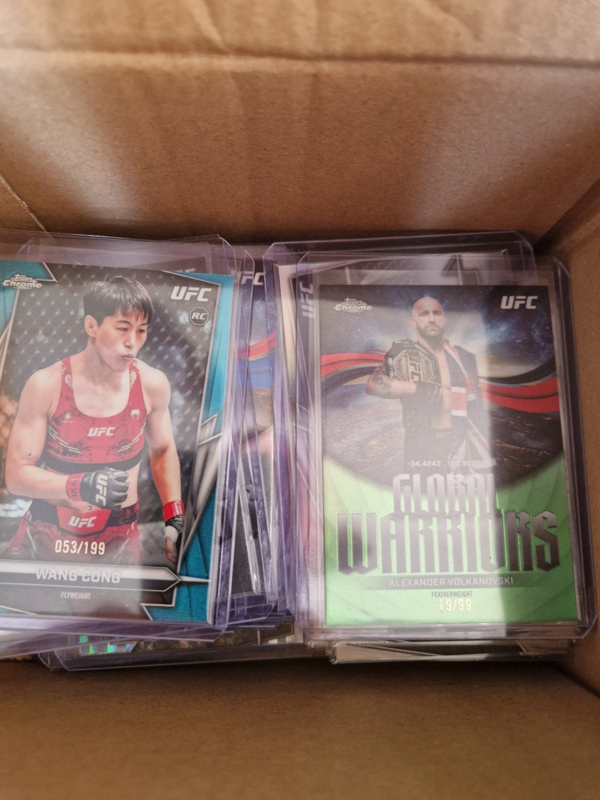 UFC Kaarten : Gesigneerd, Genummerd, Rookies & Meer, Verzenden, Zo goed als nieuw, Meerdere kaarten, Foil