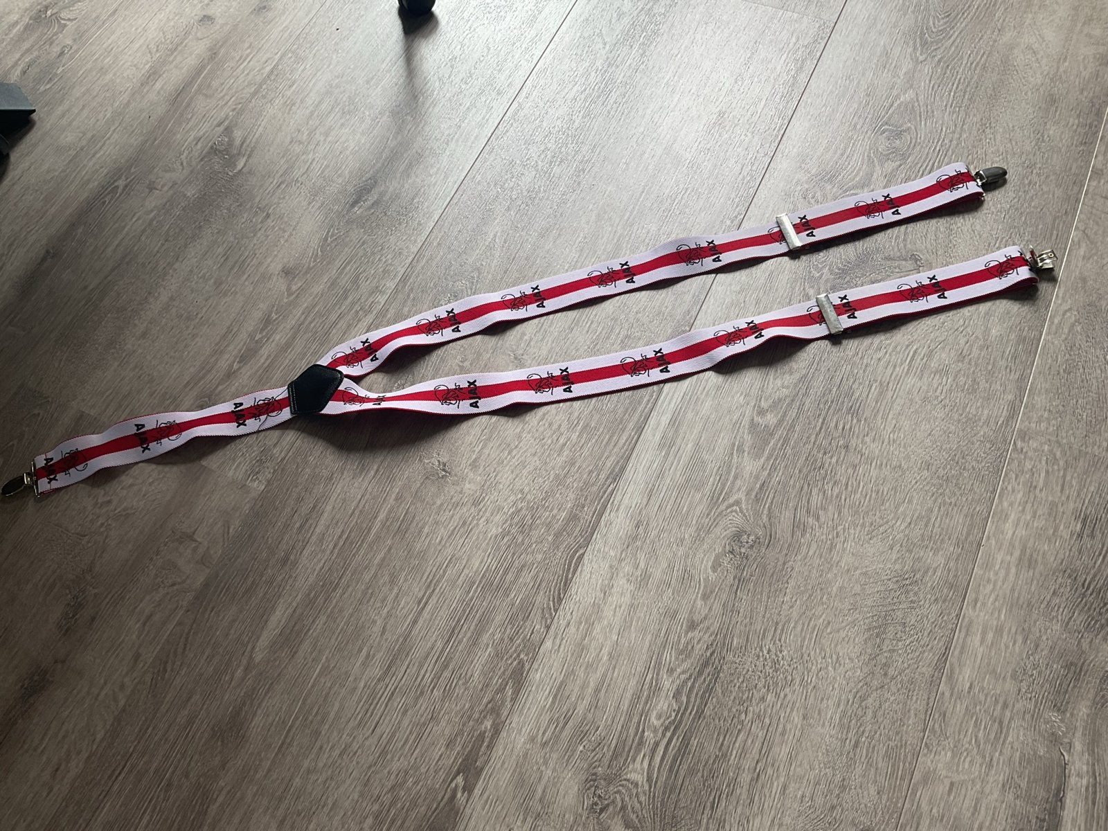 Ajax Bretels - Rood/Wit met Logo, Ophalen of Verzenden, Nieuw