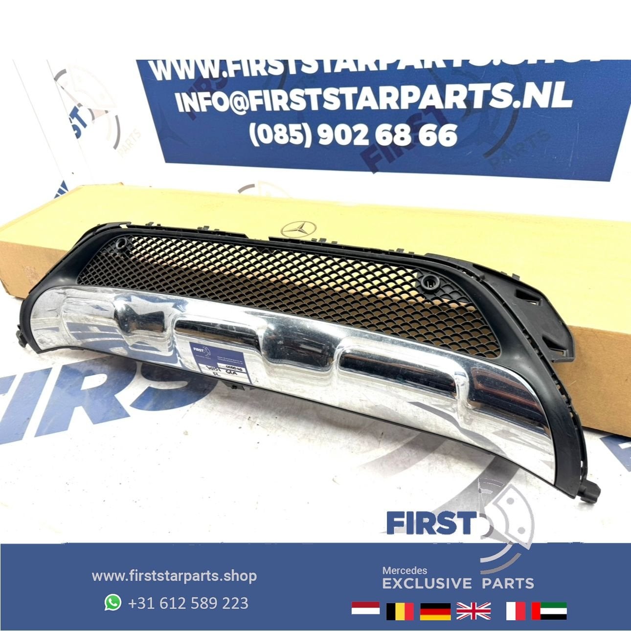 W156 X156 GLA KLASSE AMG BUMPER ROOSTER VOORBUMPER MIDDEN RO, Gebruikt, -, Ophalen of Verzenden, -