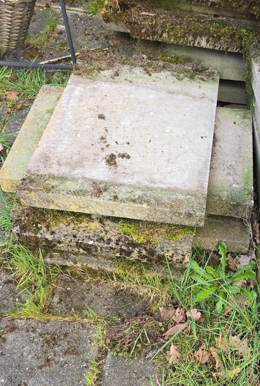 Gratis ophalen tuintegels, Tuin en Terras, Tegels en Klinkers, Ophalen, Beton, Terrastegels