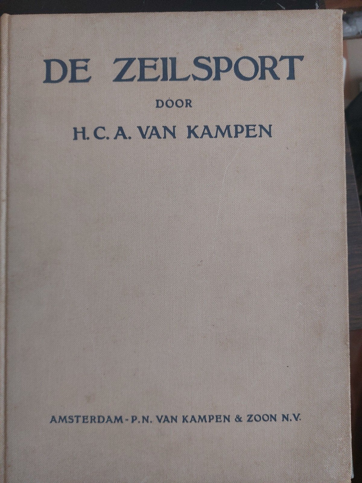 De Zeilsport - H.C.A. van Kampen (Derde Druk), Ophalen of Verzenden, Gelezen, H.C.A. van Kampen