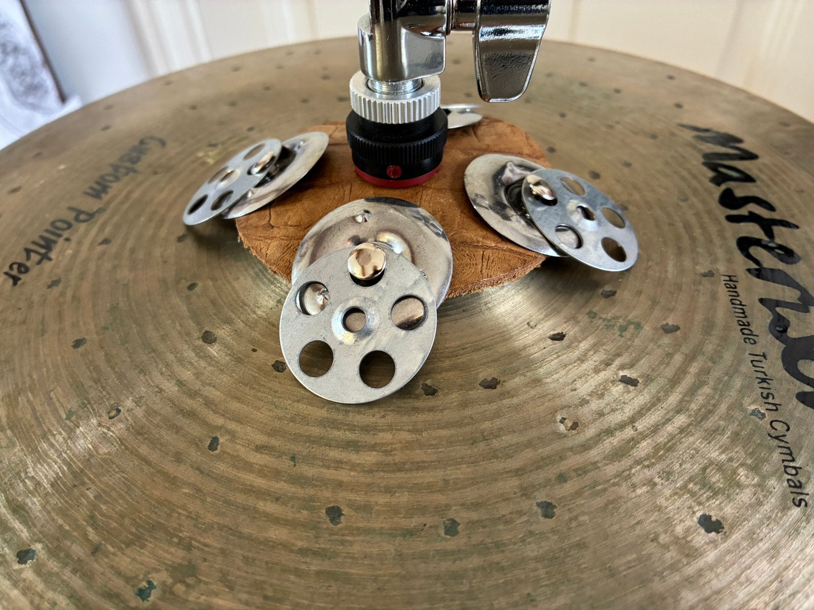 Jingle Effect Ring voor op Hi-Hat Bekkens, Gebruikt, Verzenden, NL, Melodische percussie