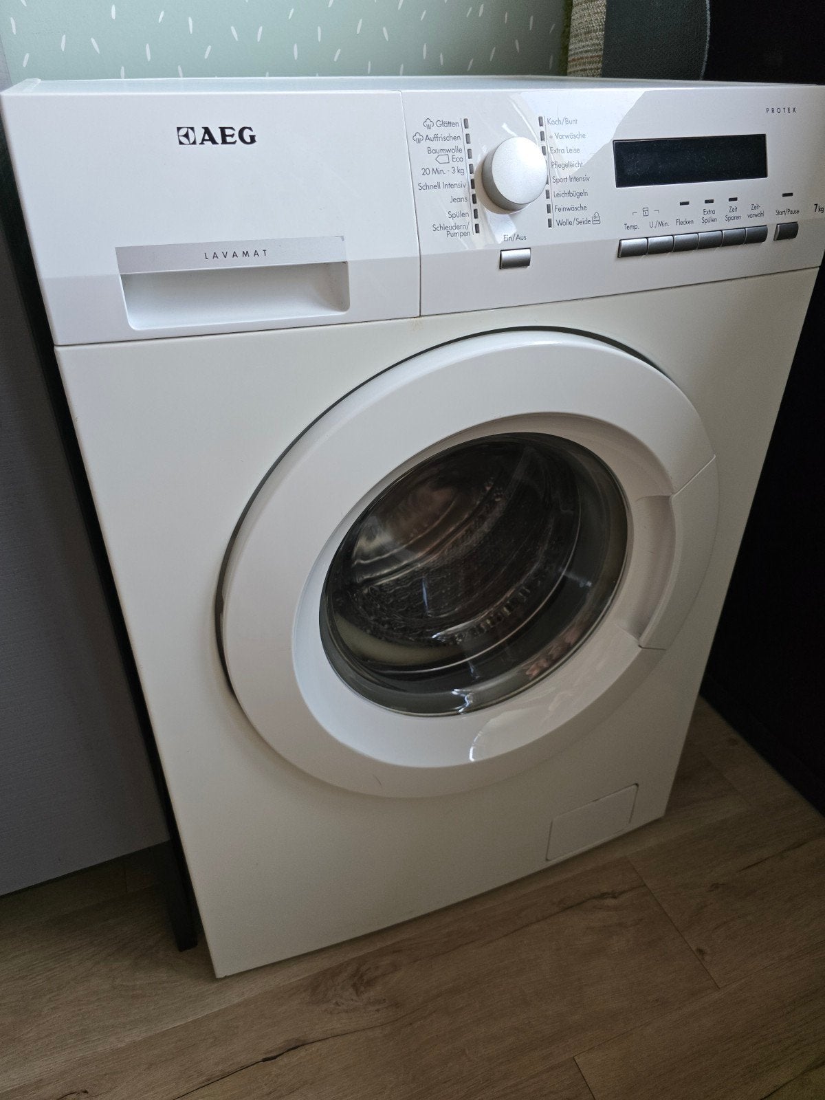 nette AEG Lavamat wasmachine, 6 tot 8 kg, Ophalen, 85 tot 90 cm