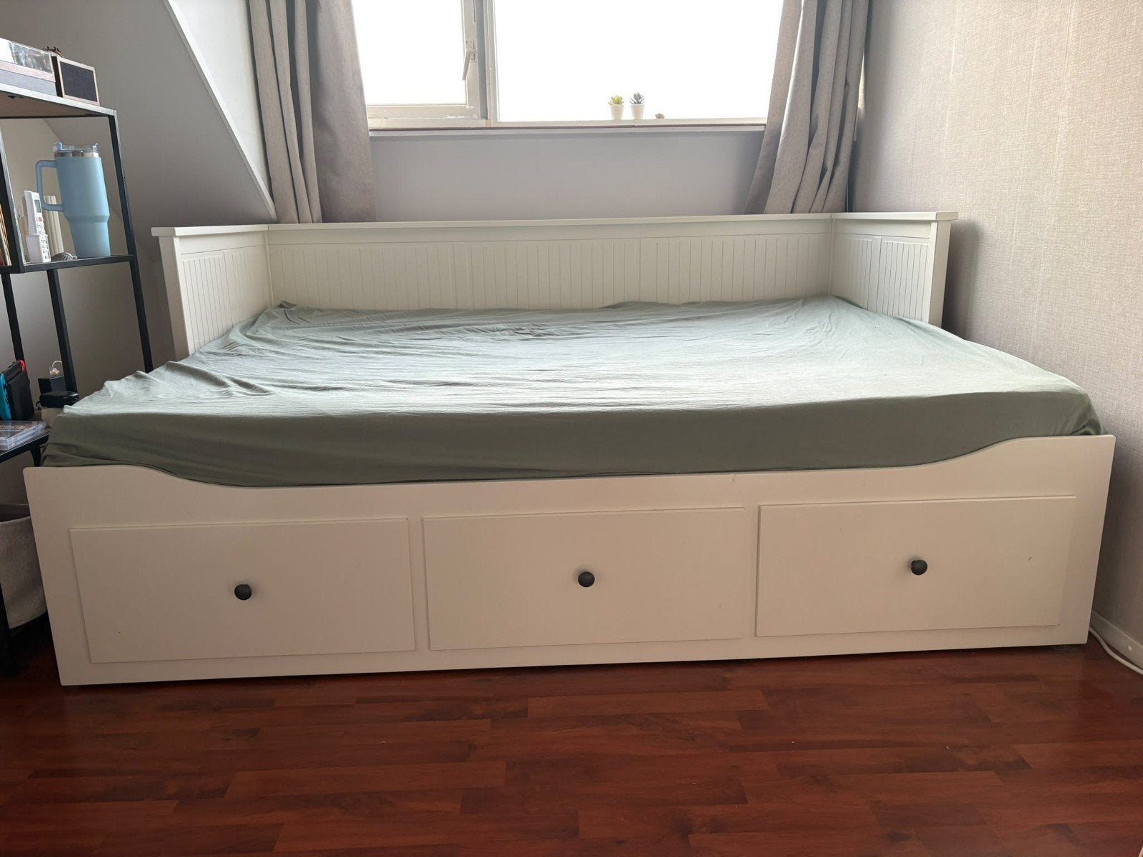 hemnesbed, Ophalen, Gebruikt, Tweepersoons, 180 cm