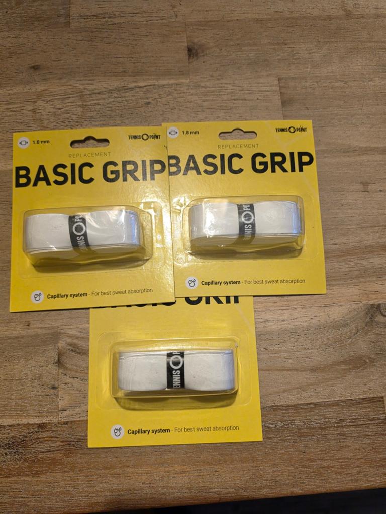 Tennis Point Basic Grip - 3 stuks, Sport en Fitness, Ophalen of Verzenden, Nieuw, Grip of Snaar, Overige merken