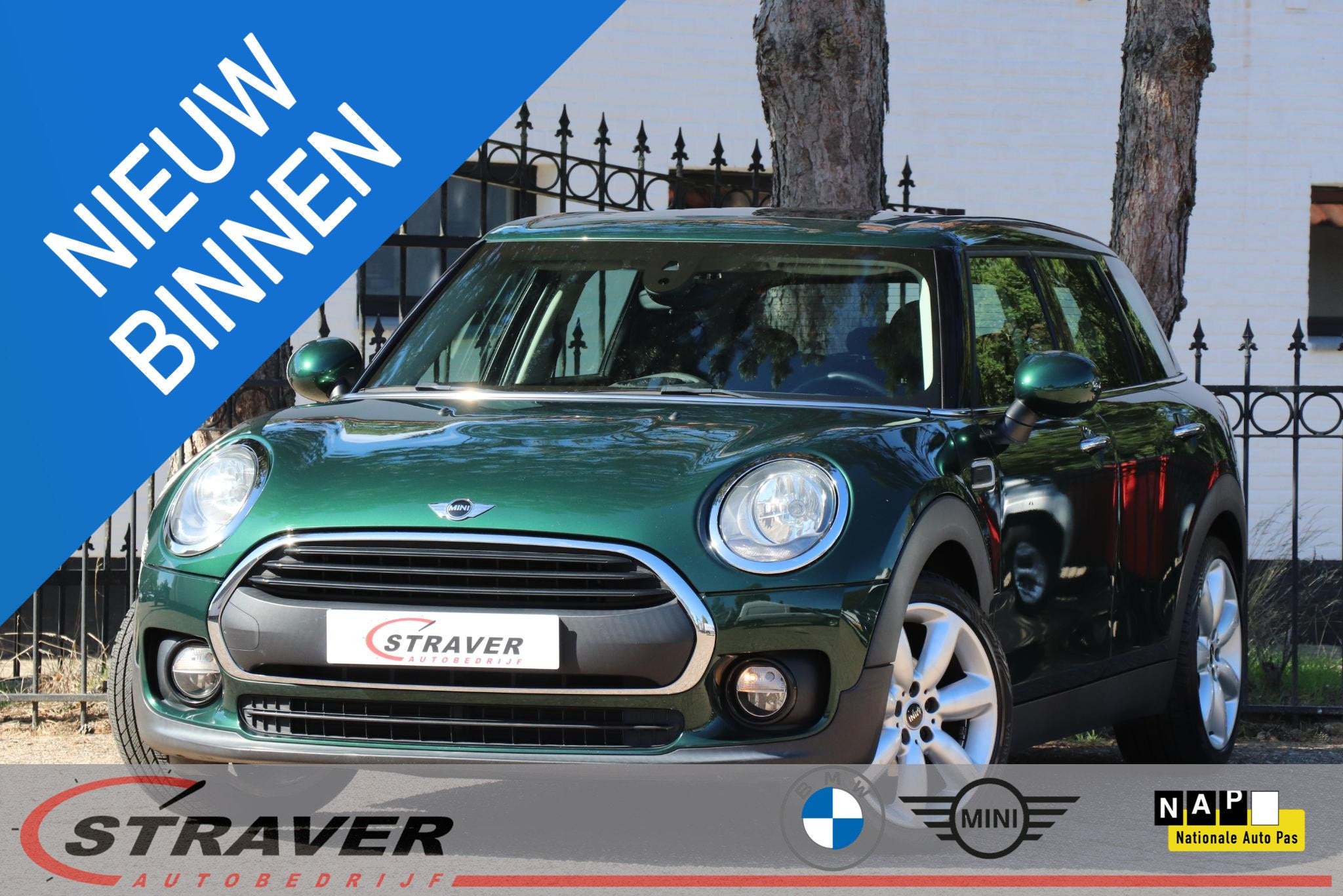 MINI Clubman 1.5 One Chili |Panoramdak |Stoelverwarming, Voorwielaandrijving, Stof, Gebruikt, 102 pk