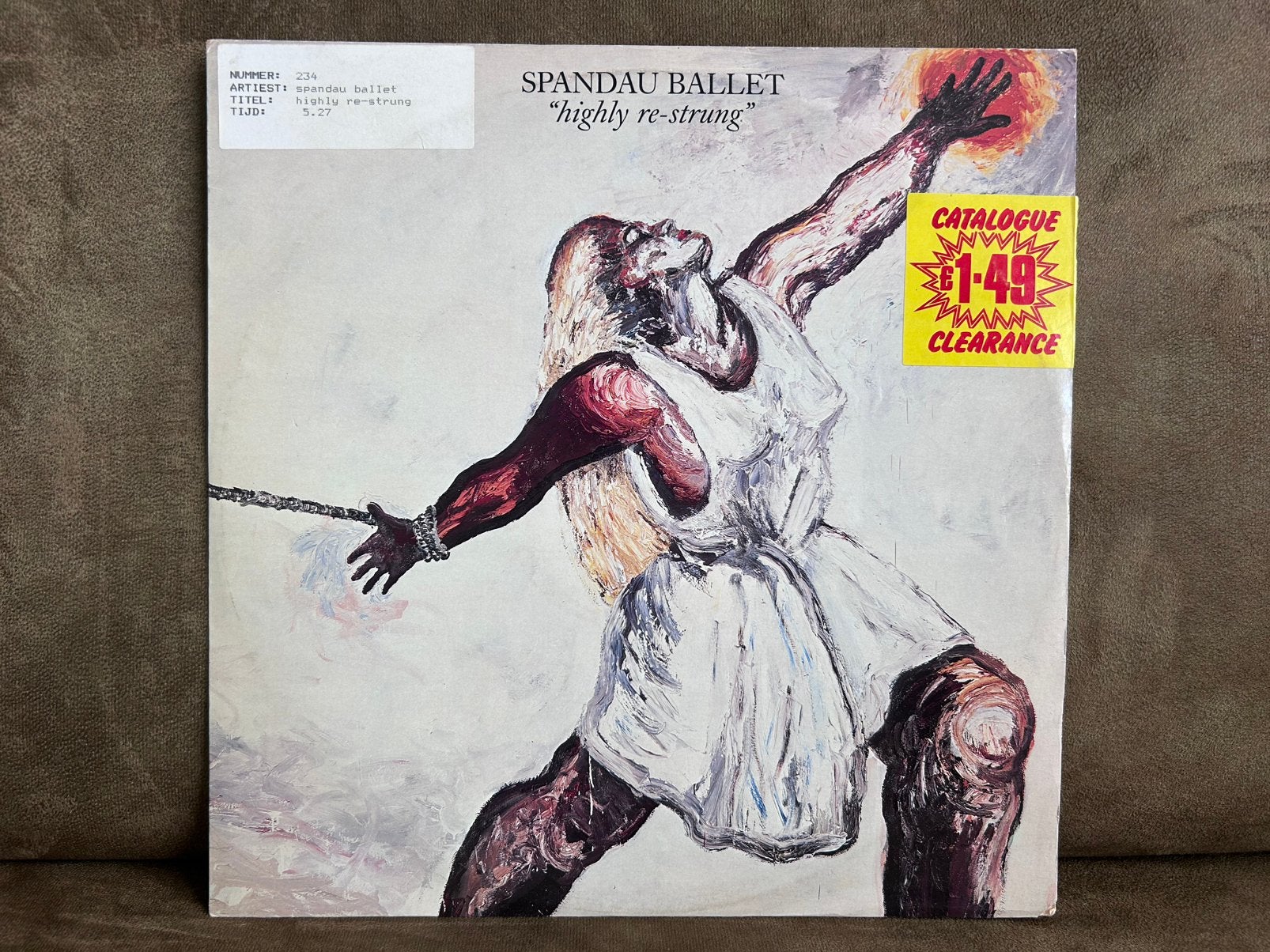 Spandau Ballet Highly Strung, Ophalen of Verzenden, Zo goed als nieuw