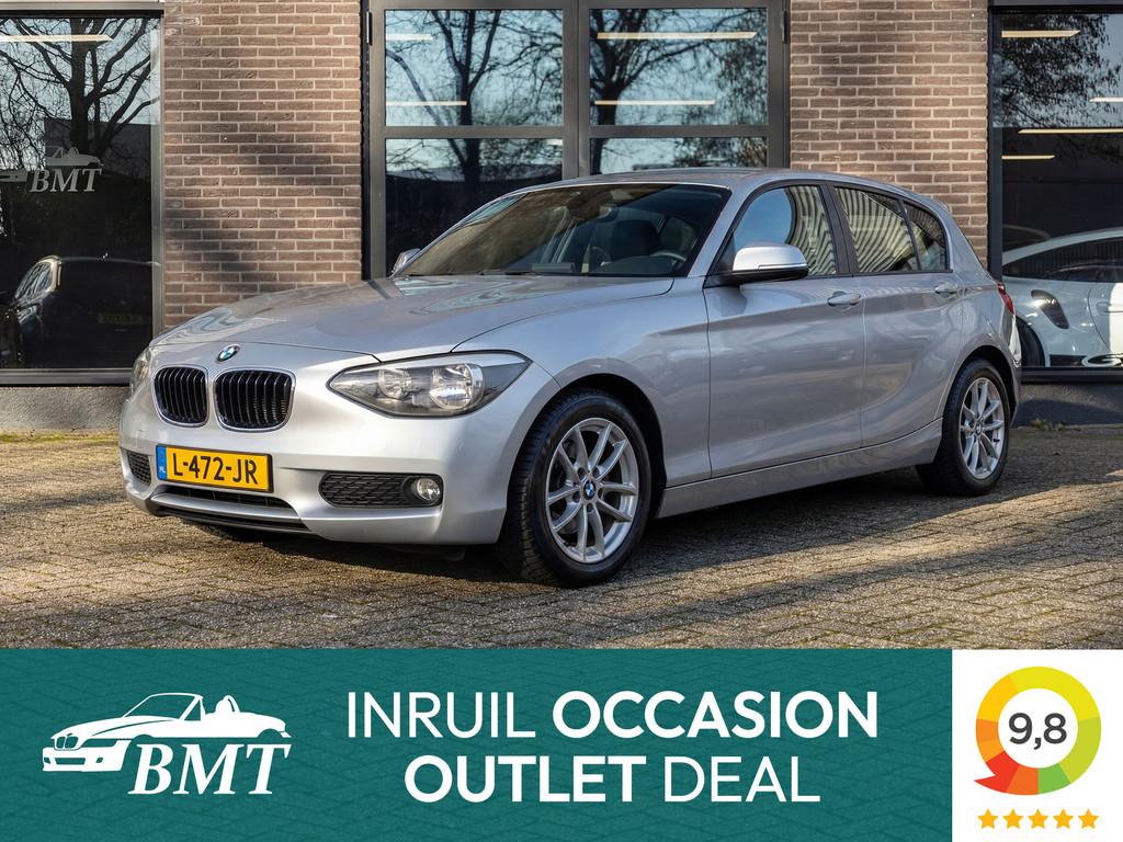BMW 114i F20 EDE Business / Airco / Stoelvw / PDC/ Deal!, 1-Serie, Euro 5, Gebruikt, Zwart