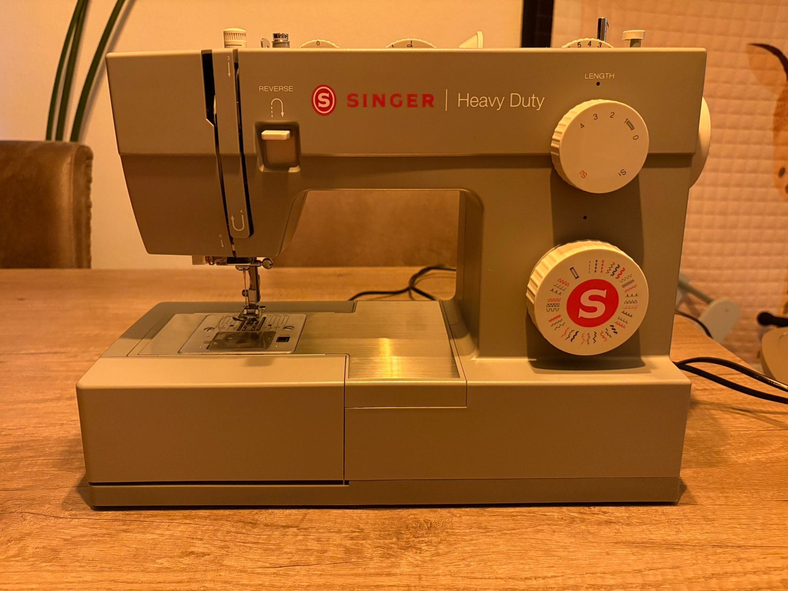 Naaimachine Singer Heavy Duty 4432, Ophalen, Zo goed als nieuw, Naaimachine, Singer