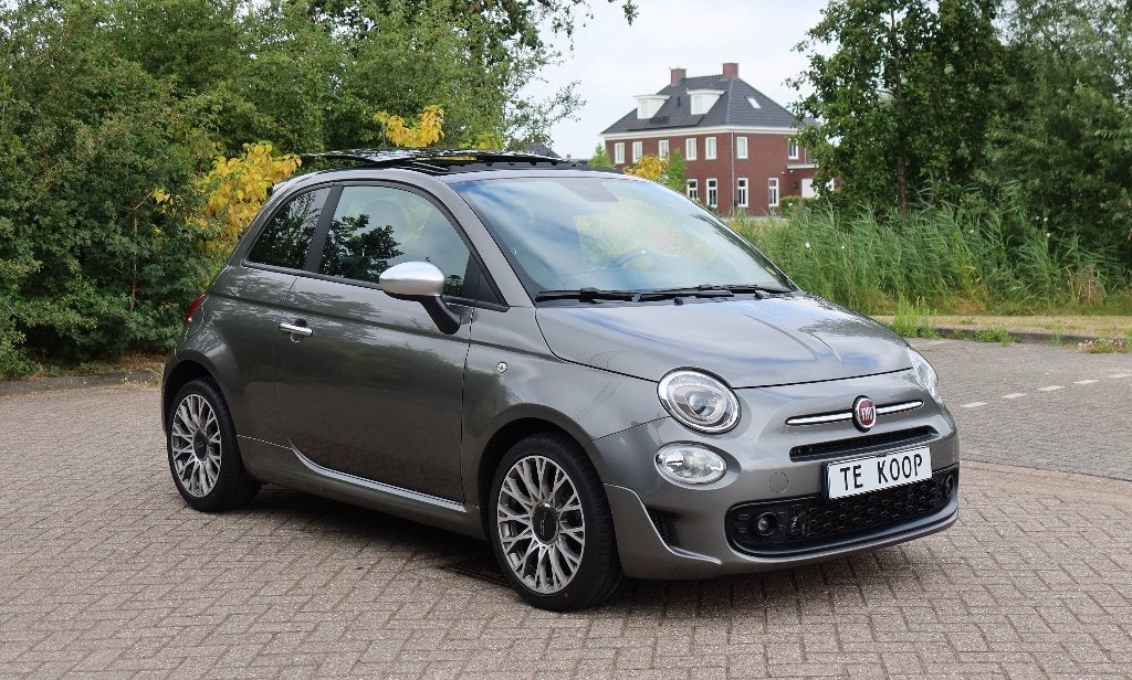 Fiat 500 0.9 Twinair Turbo Sport Beats, veel opties., Auto's, Fiat, Voorwielaandrijving, 40 €/maand, Leder en Stof, Origineel Nederlands